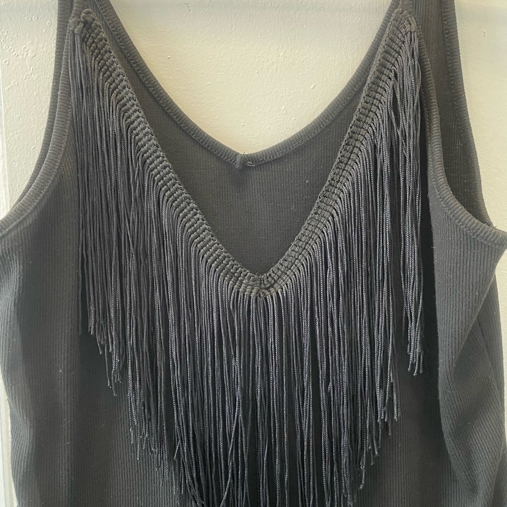 Black V-Neck Bodysuit - Picture 5 of 6